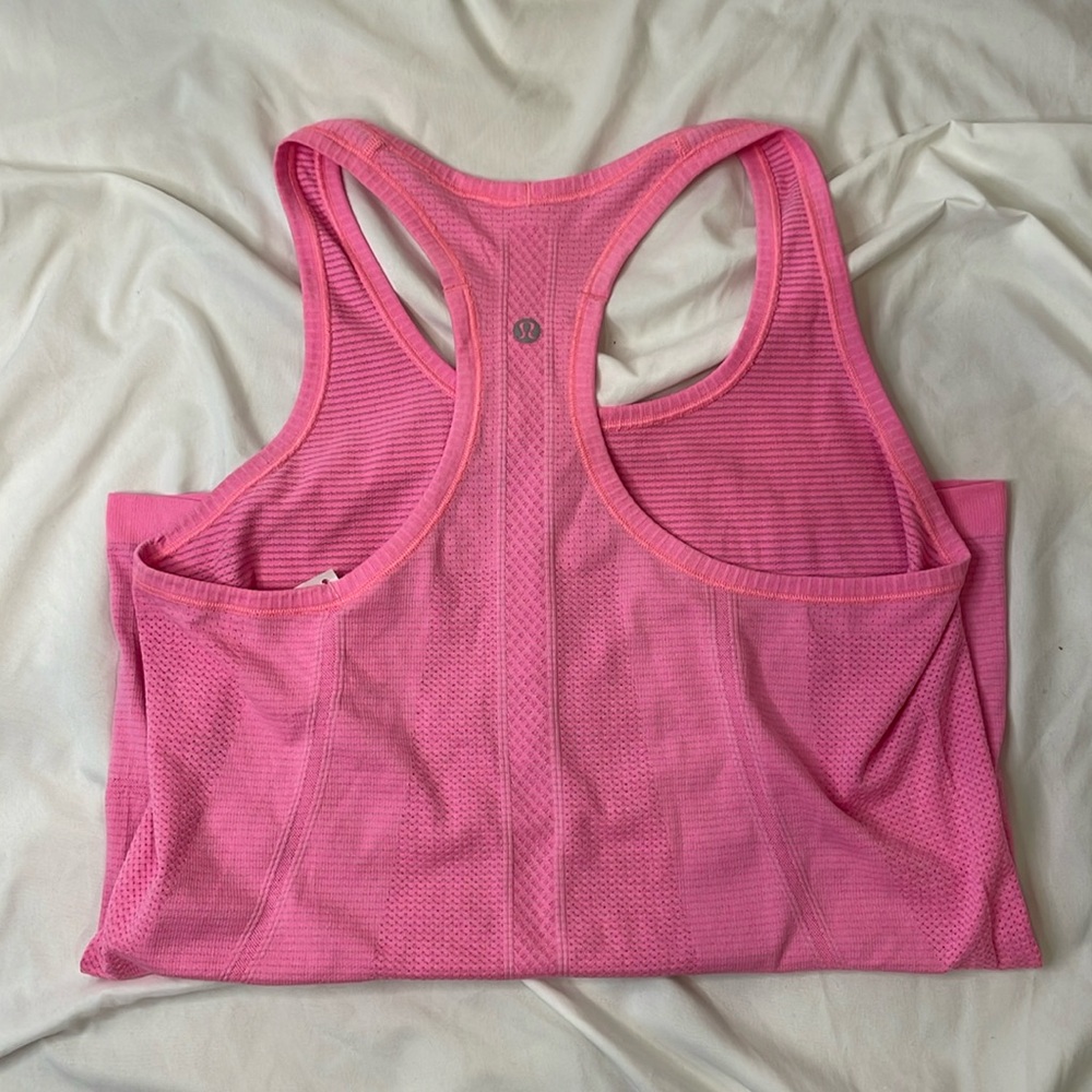 Lululemon Pink Swiftly Tech Tank Sz 8
